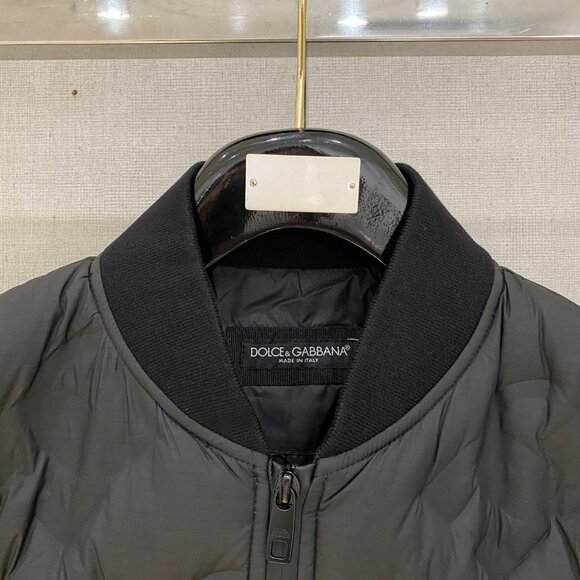 Dolce & Gabbana DG logo-quilted bomber jacket - Picture 2 of 9